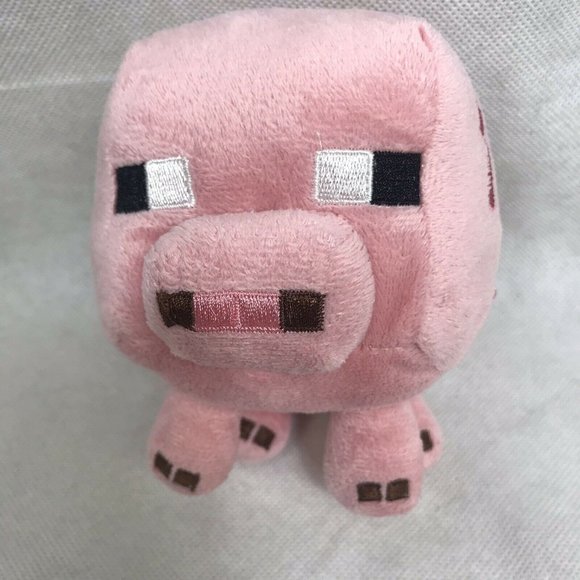 minecraft pig plush toy